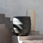 Bordo Balloon - Earth & Bordo Modern Vase - Sand